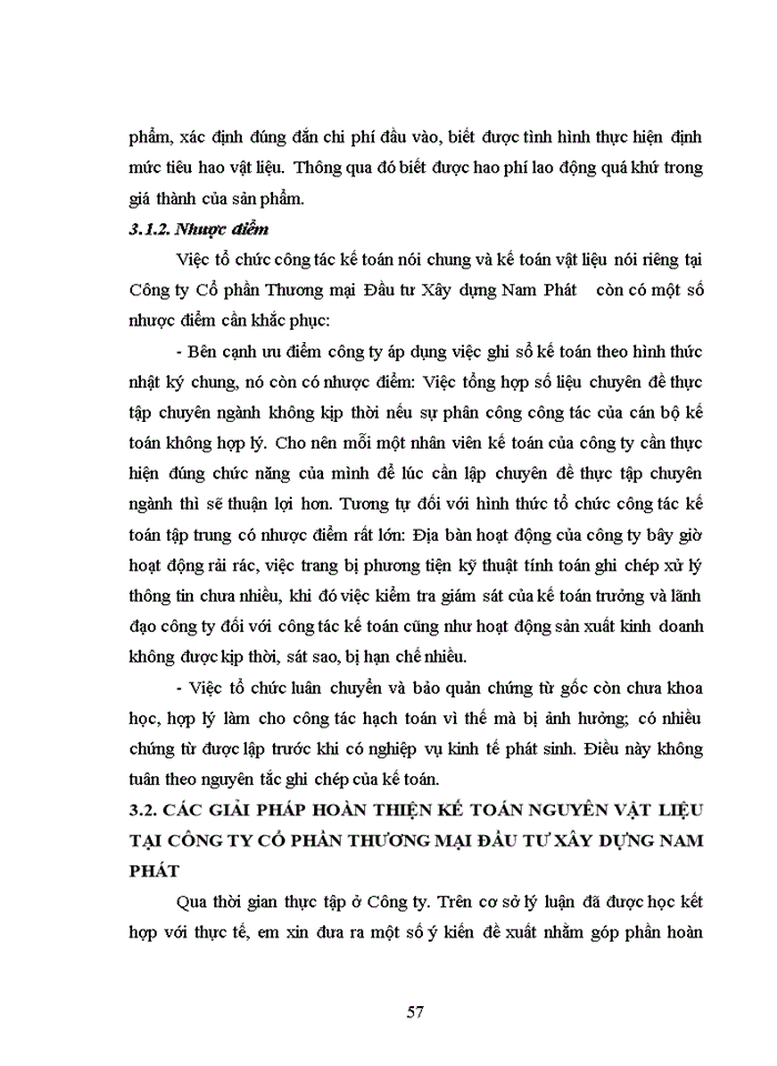 image for page Hoàn thiện kế toán nguyên vật liệu tại công ty cổ phần thương mại đầu tư xây dựng nam phát