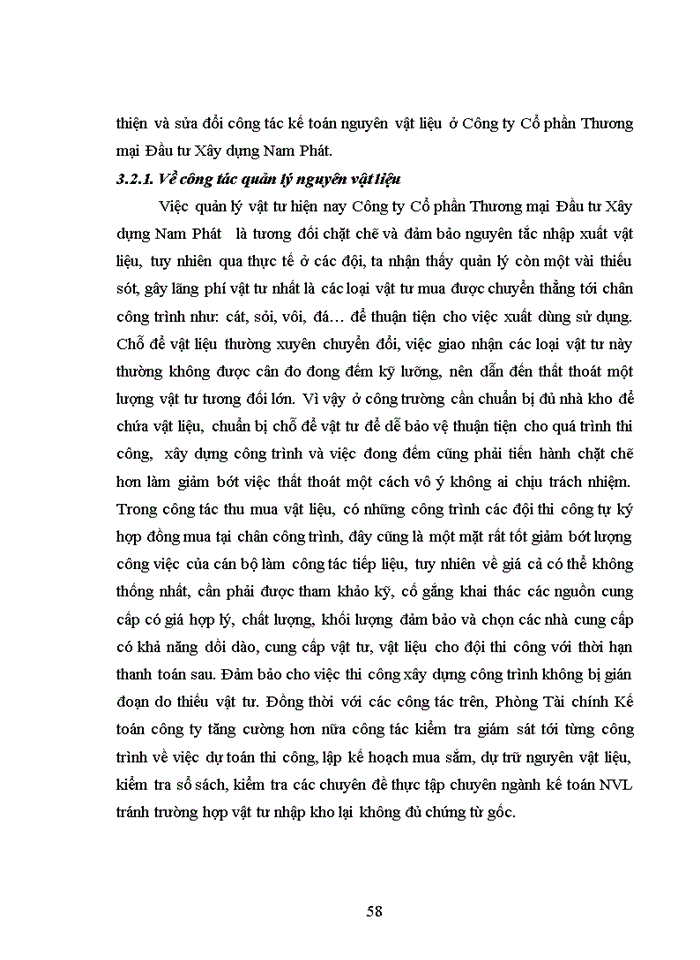 image for page Hoàn thiện kế toán nguyên vật liệu tại công ty cổ phần thương mại đầu tư xây dựng nam phát