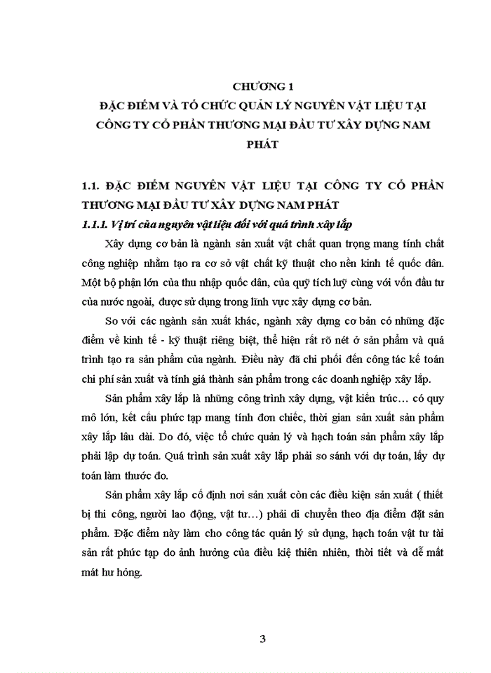 image for page Hoàn thiện kế toán nguyên vật liệu tại công ty cổ phần thương mại đầu tư xây dựng nam phát