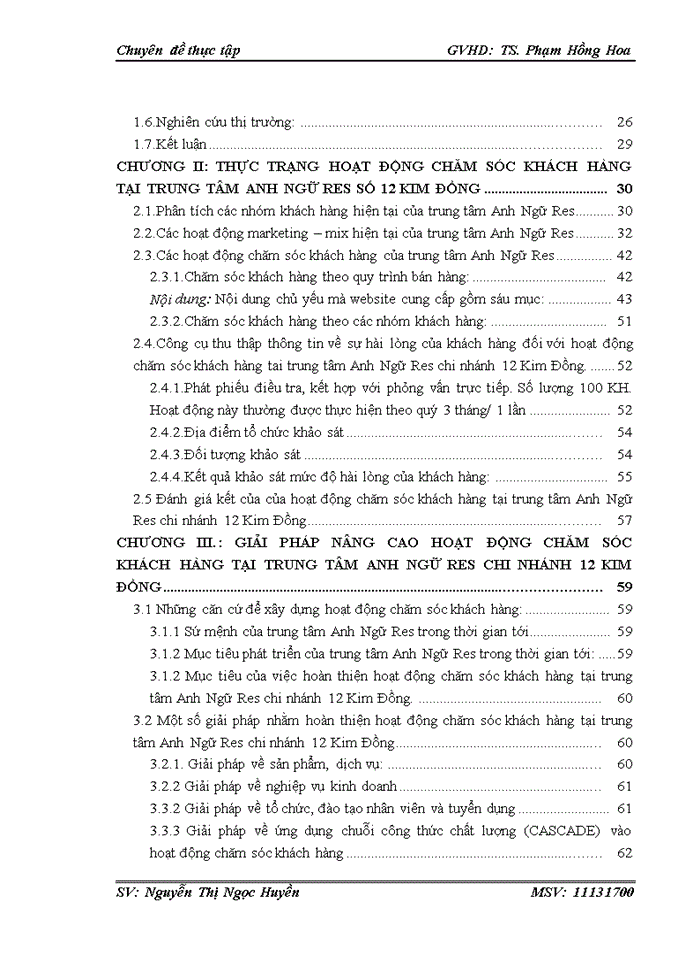 image for page GIẢI PHÁP HOÀN THIỆN HOẠT ĐỘNG CHĂM SÓC KHÁCH HÀNG CỦA TRUNG TÂM ANH NGỮ RES