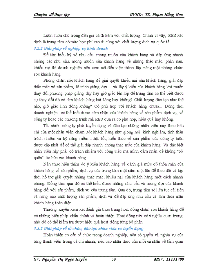 image for page GIẢI PHÁP HOÀN THIỆN HOẠT ĐỘNG CHĂM SÓC KHÁCH HÀNG CỦA TRUNG TÂM ANH NGỮ RES