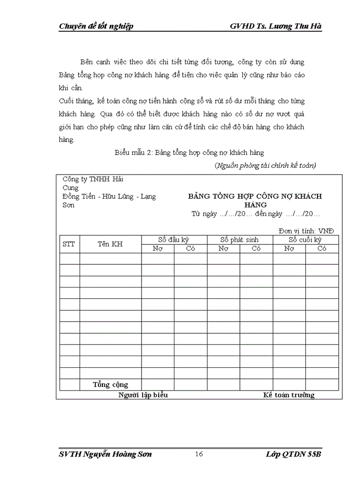 image for page HOÀN THIỆN HỆ THỐNG KIỂM SOÁT BÁN HÀNG VÀ THU TIỀN CỦA CÔNG TY Trách nhiệm hữu hạn THƯƠNG MẠI VÀ DỊCH VỤ HẢI CUNG