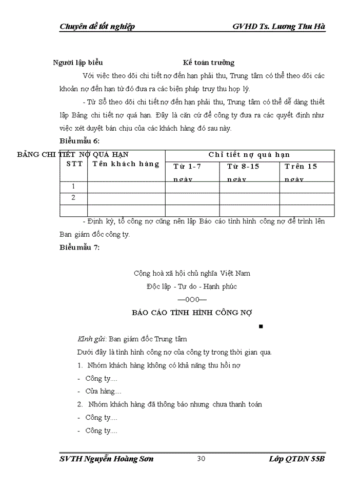 image for page HOÀN THIỆN HỆ THỐNG KIỂM SOÁT BÁN HÀNG VÀ THU TIỀN CỦA CÔNG TY Trách nhiệm hữu hạn THƯƠNG MẠI VÀ DỊCH VỤ HẢI CUNG