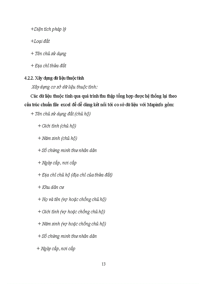 image for page Ứng dụng phần mềm Mapinfo xây dựng cơ sở dữ liệu về Cơ sở dữ liệu về sổ cấp giấy chứng nhận quyền sử dụng đất