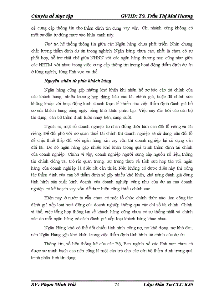 image for page Hoàn thiện công tác thẩm định dự án vay vốn của doanh nghiệp vừa và nhỏ tại ngân hàng thương mại cổ phần đầu tư và phát triển Việt Nam chi nhánh Nam Hà Nội