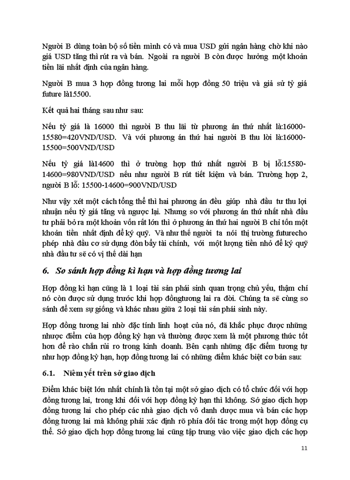 image for page Mô tả hợp đồng tương lai