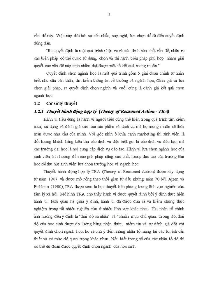 image for page Ths Nghiên cứu những nhân tố tác động đến quyết định chọn ngành học của sinh viên Trường Đại học Kinh tế Quốc dân