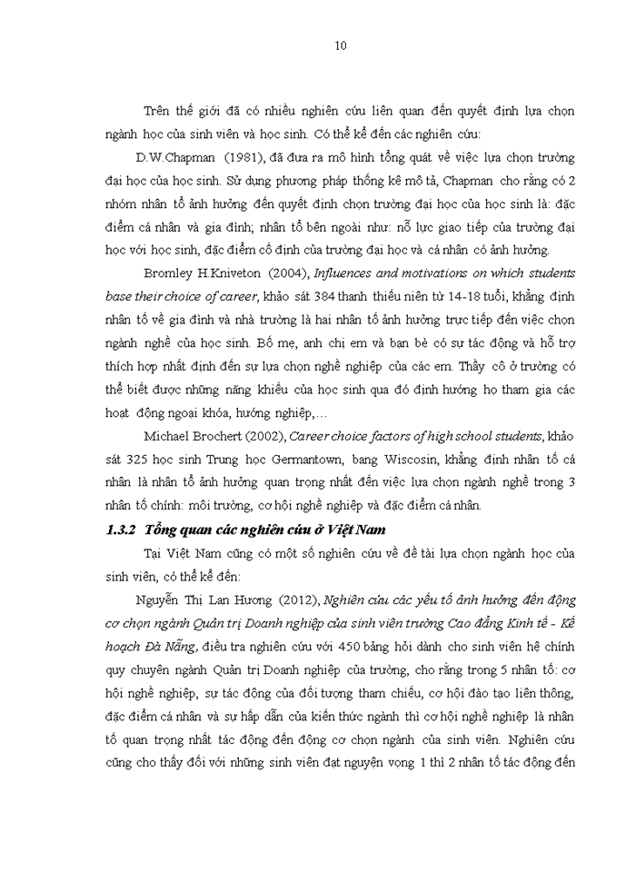 image for page Nghiên cứu những nhân tố tác động đến quyết định chọn ngành học của sinh viên Trường Đại học Kinh tế Quốc dân