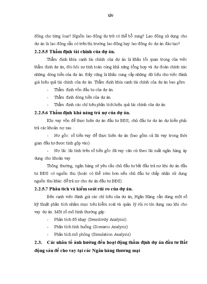 image for page Ths Hoàn thiện công tác thẩm định dự án vay vốn trong lĩnh vực bất động sản tại Ngân hàng TMCP Công thương Việt Nam Chi nhánh Đống Đa