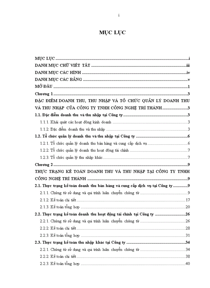 image for page Hoàn thiện kế toán doanh thu và thu nhập tại Công ty Trách nhiệm hữu hạn Công nghệ Trí Thành