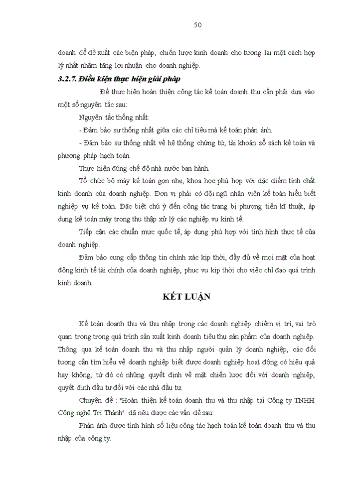 image for page Hoàn thiện kế toán doanh thu và thu nhập tại Công ty Trách nhiệm hữu hạn Công nghệ Trí Thành