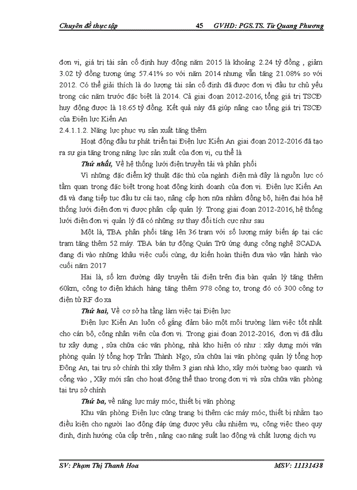image for page ĐẦU TƯ PHÁT TRIỂN TẠI CHI NHÁNH CÔNG TY Trách nhiệm hữu hạn MTV ĐIỆN LỰC HẢI PHÒNG ĐIỆN LỰC KIẾN AN