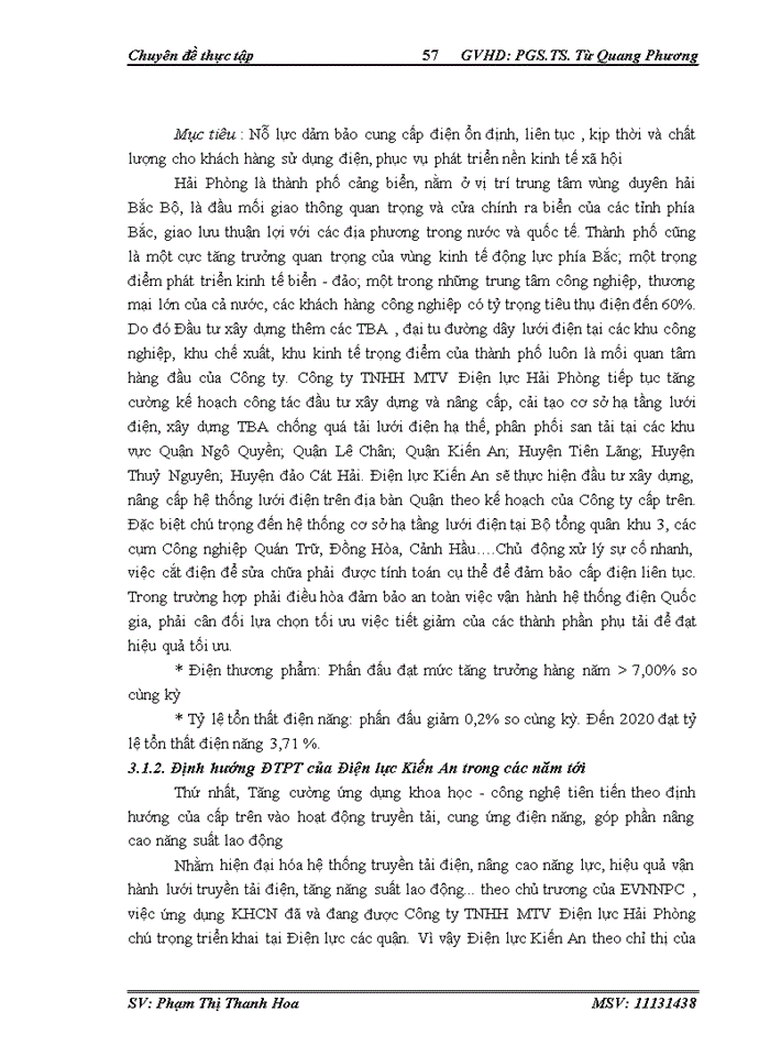 image for page ĐẦU TƯ PHÁT TRIỂN TẠI CHI NHÁNH CÔNG TY Trách nhiệm hữu hạn MTV ĐIỆN LỰC HẢI PHÒNG ĐIỆN LỰC KIẾN AN
