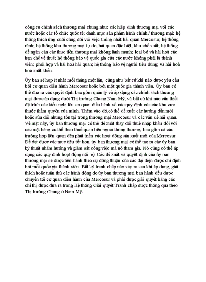 image for page Khái quát chung về mercosur