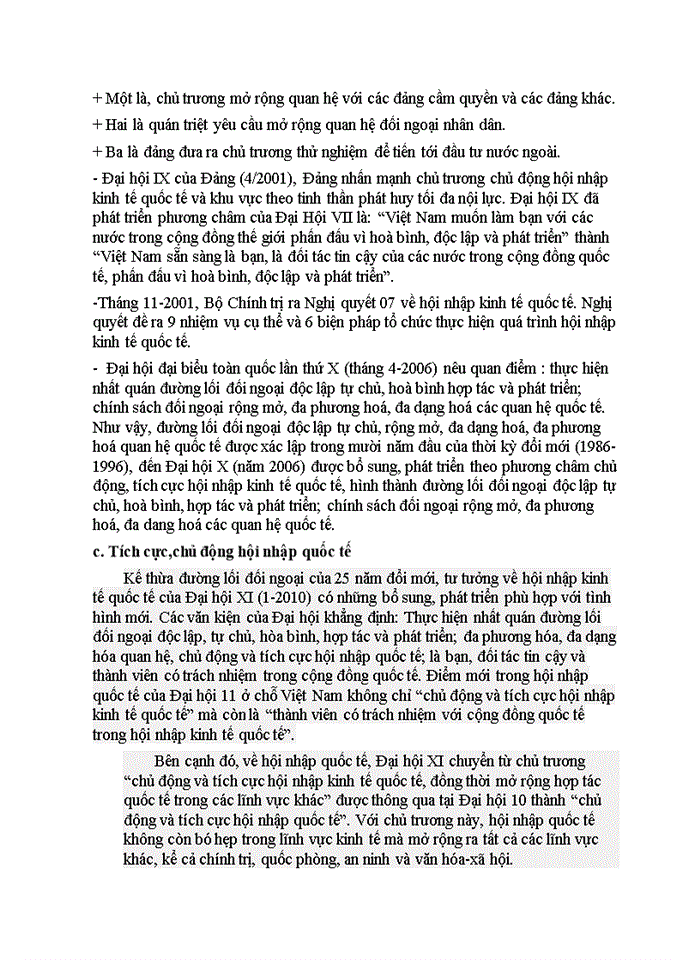 image for page Khái quát về chính sách đối ngoại