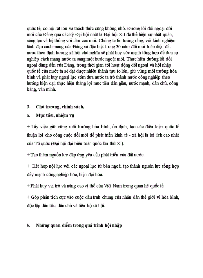 image for page Khái quát về chính sách đối ngoại