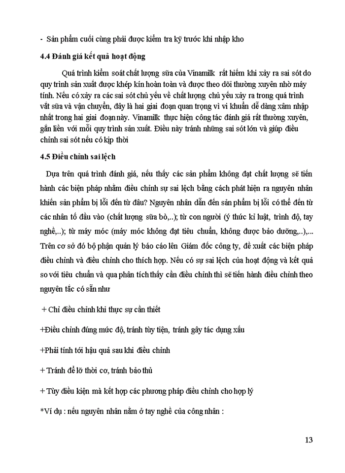 image for page Hệ thống kiểm soát chất lượng sản phẩm sữa của vinamilk