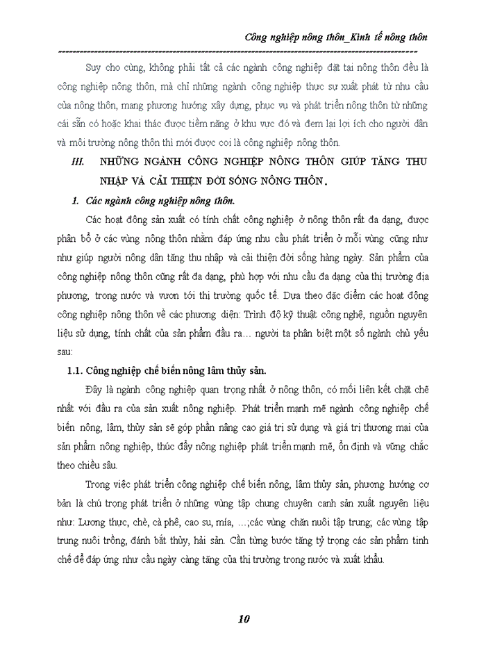 image for page Công nghiệp nông thôn