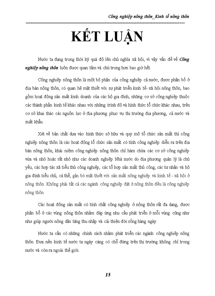 image for page Công nghiệp nông thôn