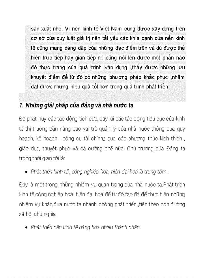 image for page Triết mác LÝ LUẬN CỦA CHỦ NGHĨA MÁC- LÊNIN VỀ QUY LUẬT GIÁ TRỊ VÀ SỰ VẬN DỤNG Ở VIỆT NAM- LIÊN HỆ THỰC TẾ
