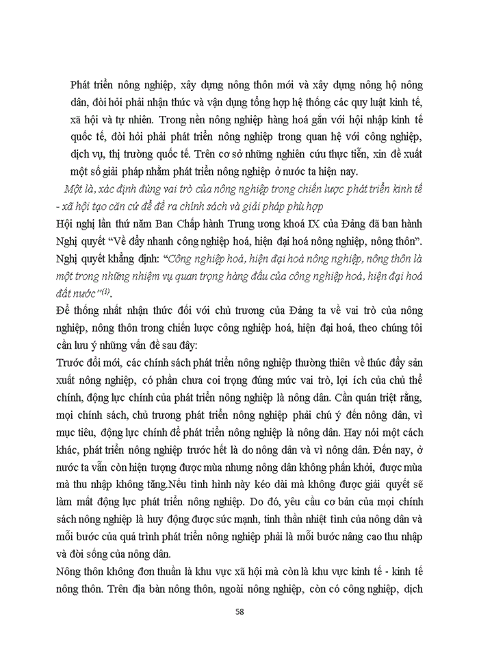 image for page Cây 1 Trình bày Thực trạng và chất lượng tăng trưởng kinh tế Việt Nam thời kỳ đổi mới 1986 đến nay Câu 2 Những biện pháp chủ yếu để phát triển nông nghiệp ở Việt Nam hiện nay