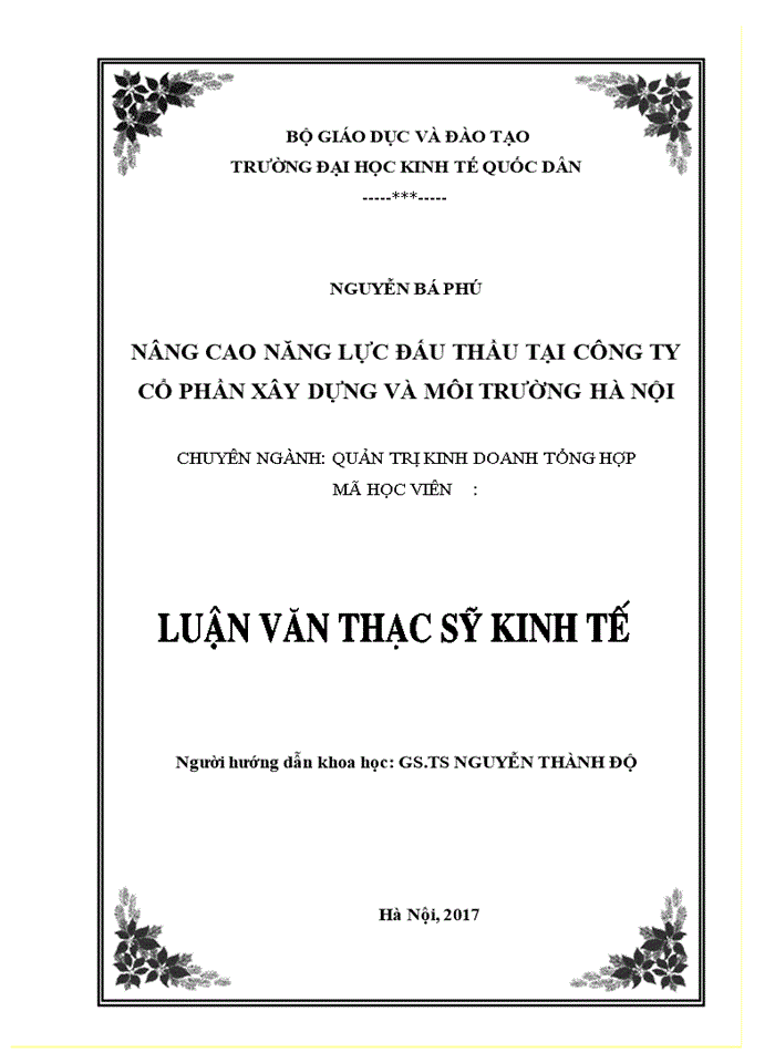 image for page THS NÂNG CAO NĂNG LỰC ĐẤU THẦU TẠI CÔNG TY CỔ PHẦN XÂY DỰNG VÀ MÔI TRƯỜNG HÀ NỘI