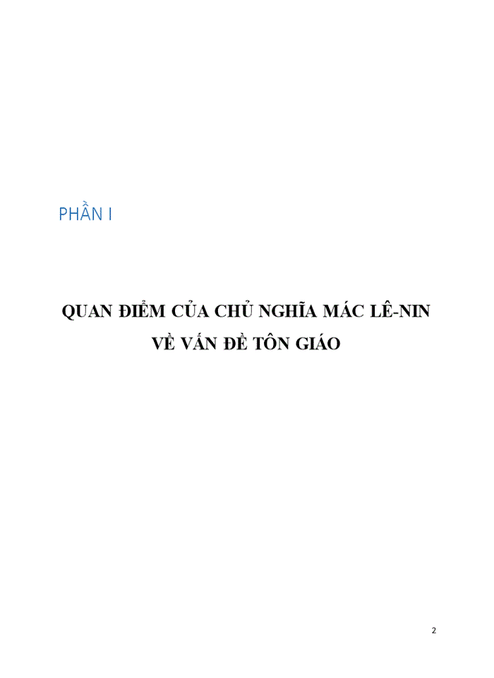 image for page Triết mác QUAN ĐIỂM CỦA CHỦ NGHĨA MÁC LÊ-NIN VỀ VẤN ĐỀ TÔN GIÁO