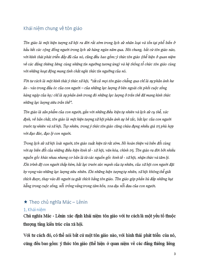 image for page Triết mác QUAN ĐIỂM CỦA CHỦ NGHĨA MÁC LÊ-NIN VỀ VẤN ĐỀ TÔN GIÁO
