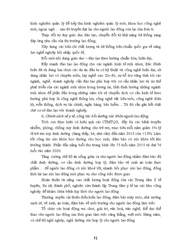 image for page Giải pháp nâng cao chất lượng lao động của tỉnh Bắc Ninh đến năm 2025