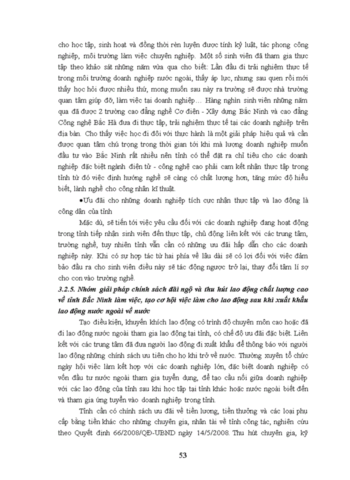 image for page Giải pháp nâng cao chất lượng lao động của tỉnh Bắc Ninh đến năm 2025