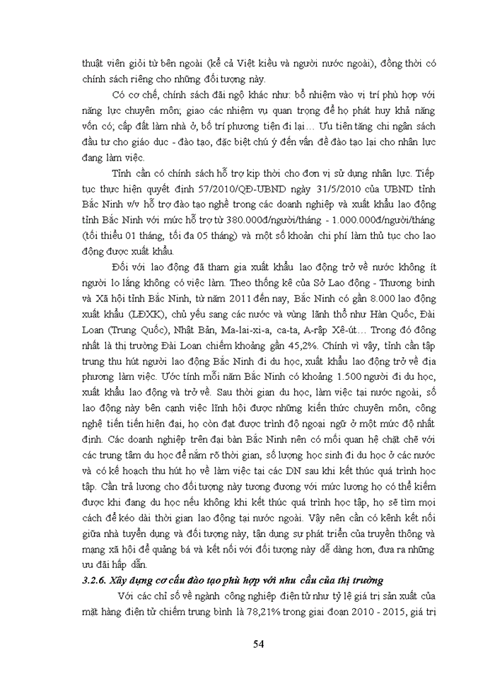 image for page Giải pháp nâng cao chất lượng lao động của tỉnh Bắc Ninh đến năm 2025