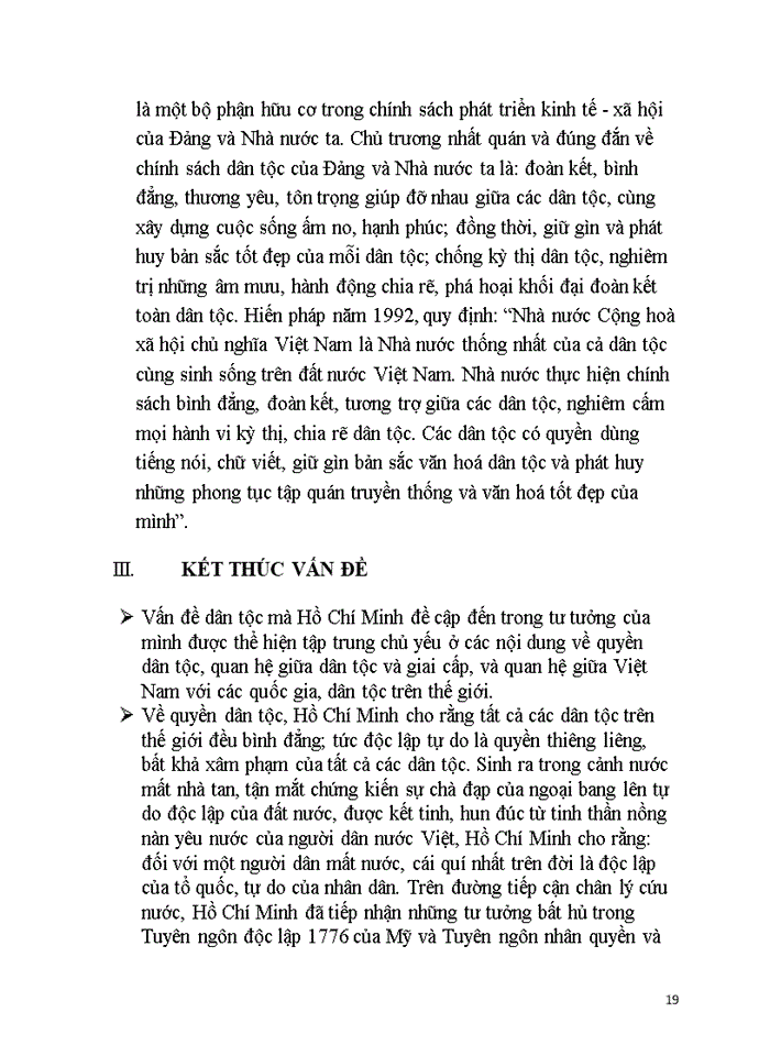 image for page Phân tích luận điểm của Hồ Chí Minh Tất cả các dân tộc trên thế giới đều sinh ra bình đẳng dân tộc nào cũng có quyền sống quyền sung sướng và quyền tự do Liên hệ thực tiễn với Việt Nam hiện nay
