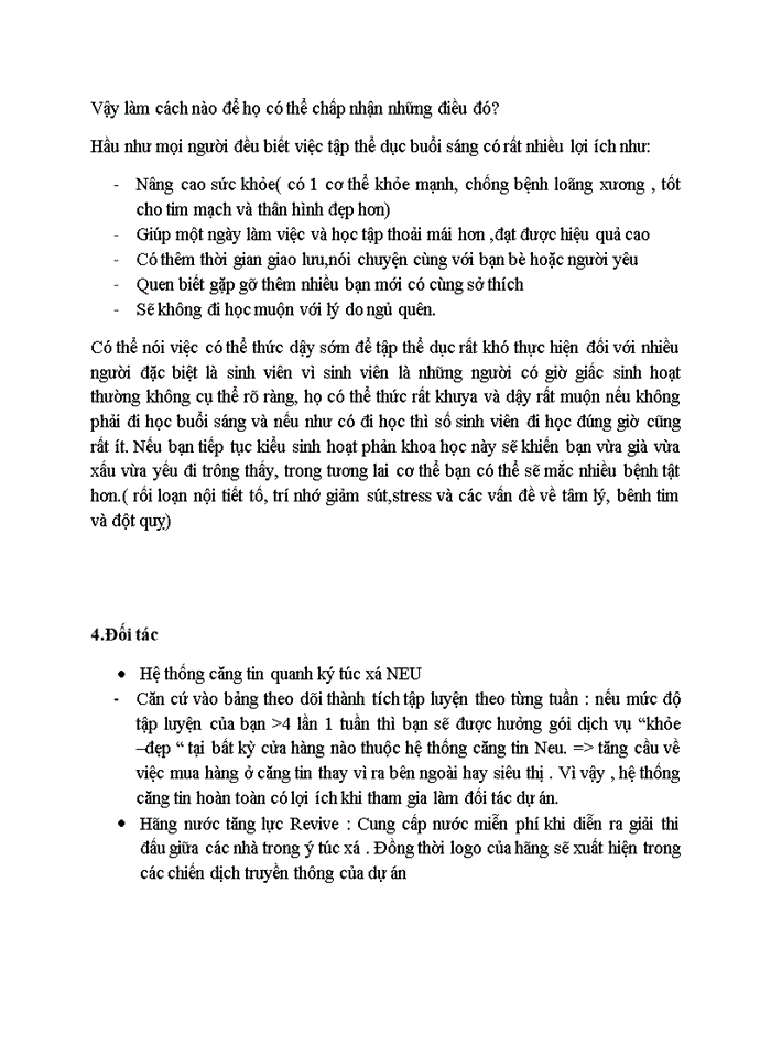 image for page Thay đổi hành vi tập thể dục buổi sáng của sinh viên ký túc xá ĐH Kinh Tế Quốc Dân