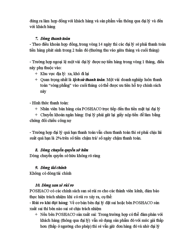 image for page Mô tả các dòng chảy trong kênh của một doanh nghiệp Dòng chảy nào là quan trọng nhất và có ảnh hưởng như thế nào tới các dòng chảy khác