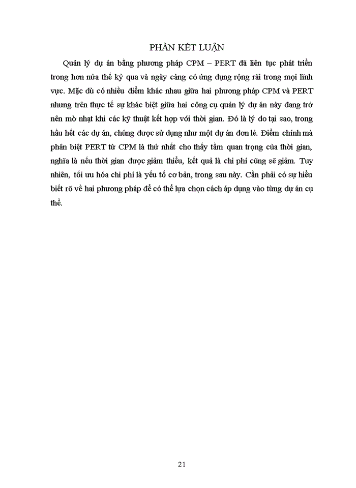 image for page Phân biệt CPM và PERT