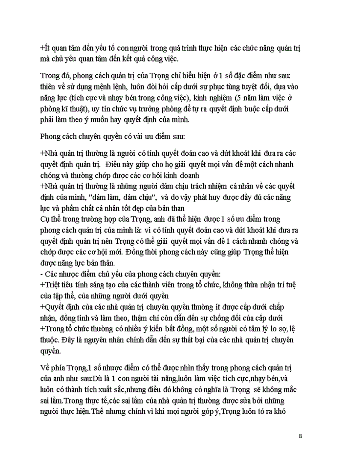 image for page Lấy ví dụ và phân tích phong cách quản trị của một số nhà quản trị cấp cao trong thực tế Việt Nam