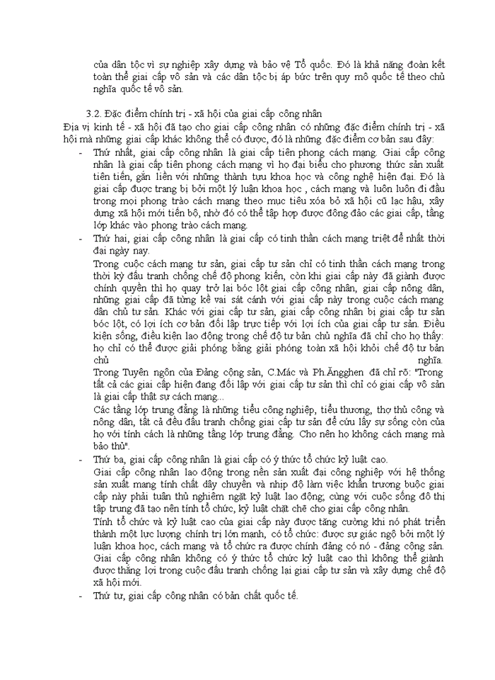 image for page Triết mác Sứ mệnh lịch sử của giai cấp công nhân nói chung