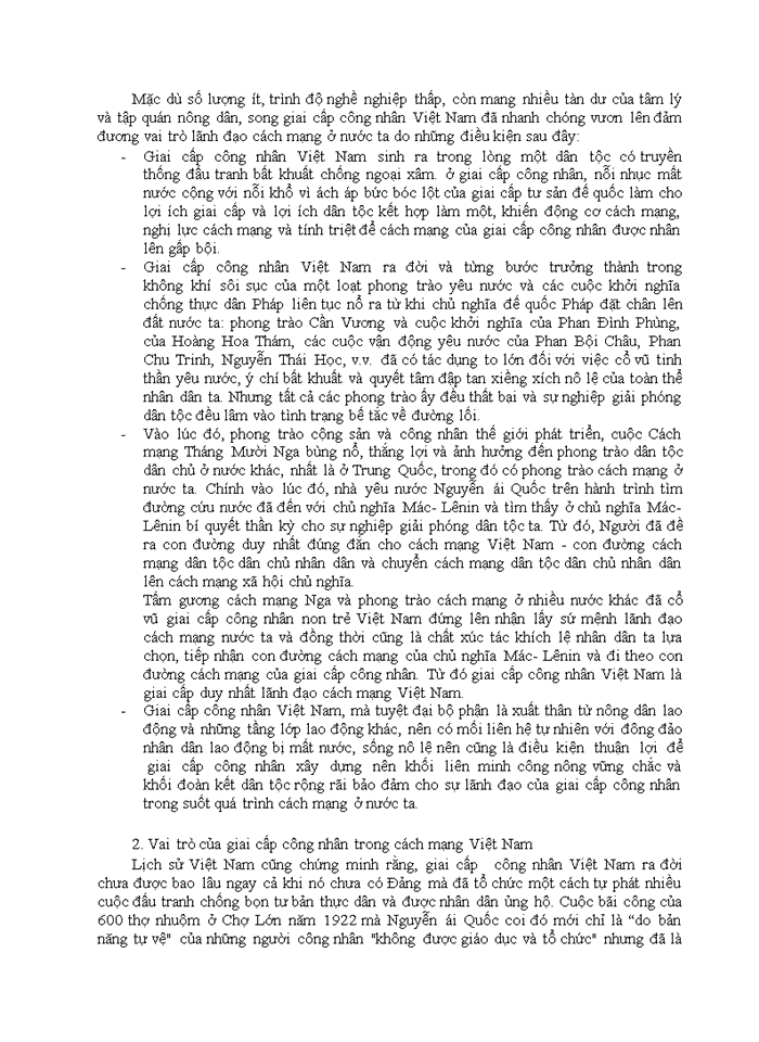 image for page Triết mác Sứ mệnh lịch sử của giai cấp công nhân nói chung