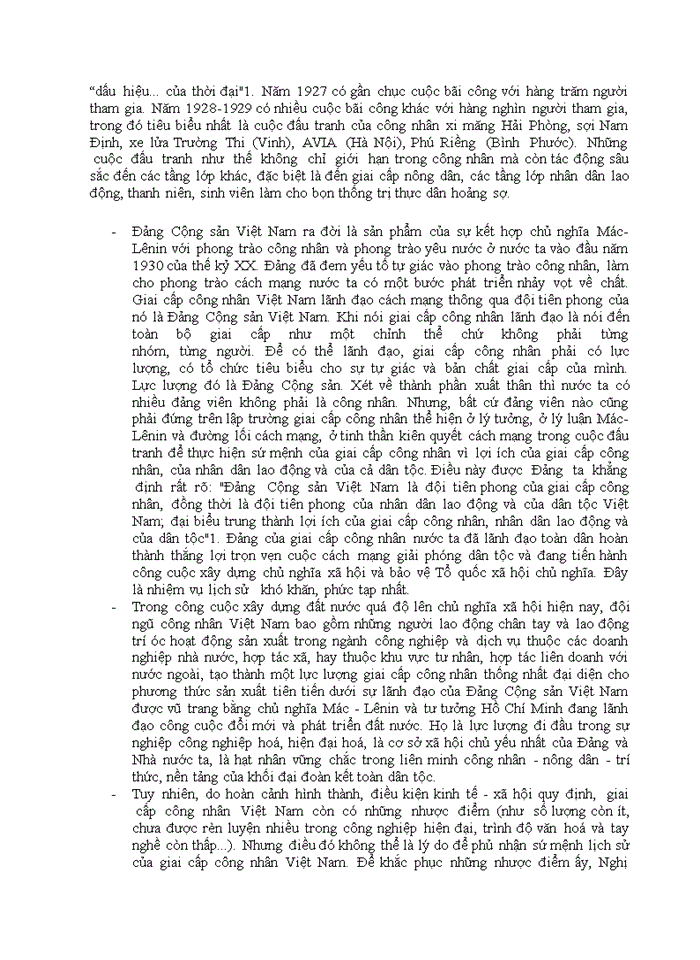 image for page Triết mác Sứ mệnh lịch sử của giai cấp công nhân nói chung