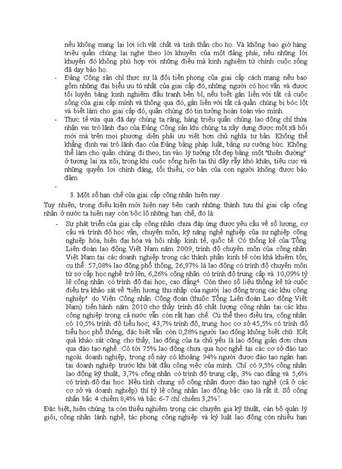 image for page Triết mác Sứ mệnh lịch sử của giai cấp công nhân nói chung