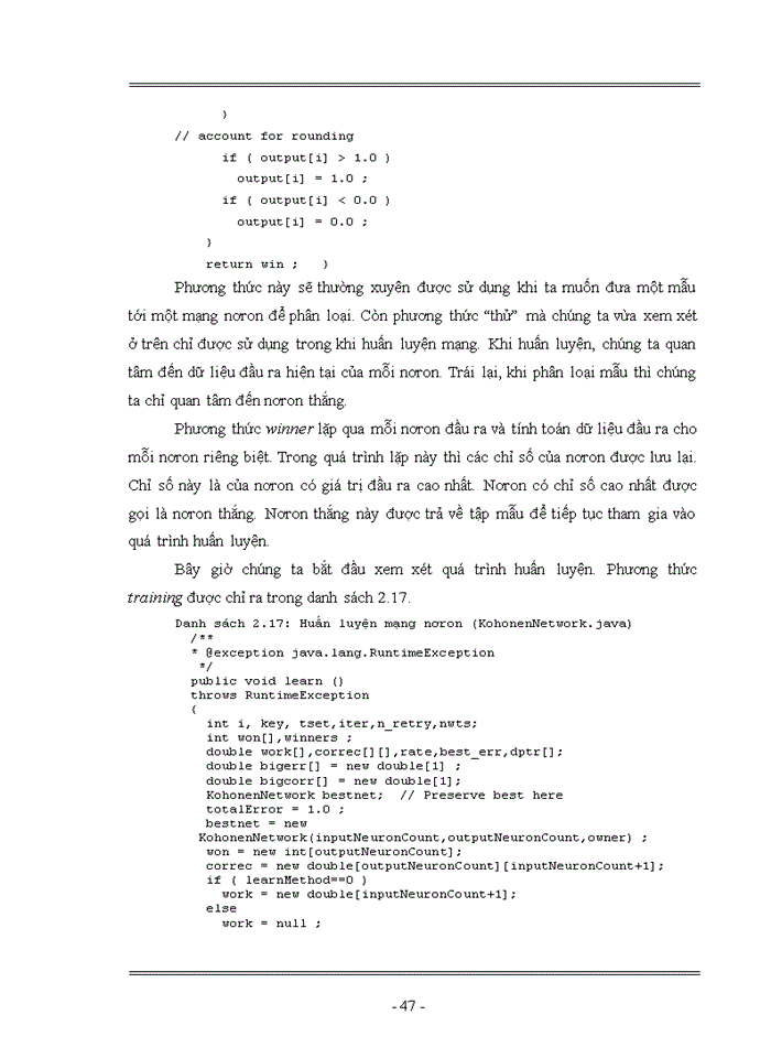 image for page TÌM HIỂU MẠNG NƠRON KOHONEN