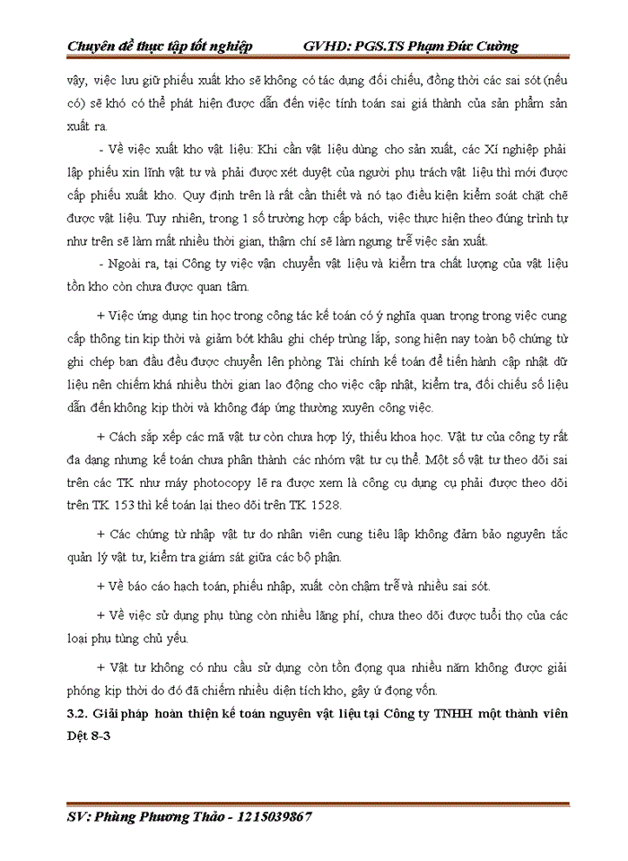 image for page Hoàn thiện kế toán nguyên vật liệu tại Công ty Trách nhiệm hữu hạn một thành viên Dệt 8-3