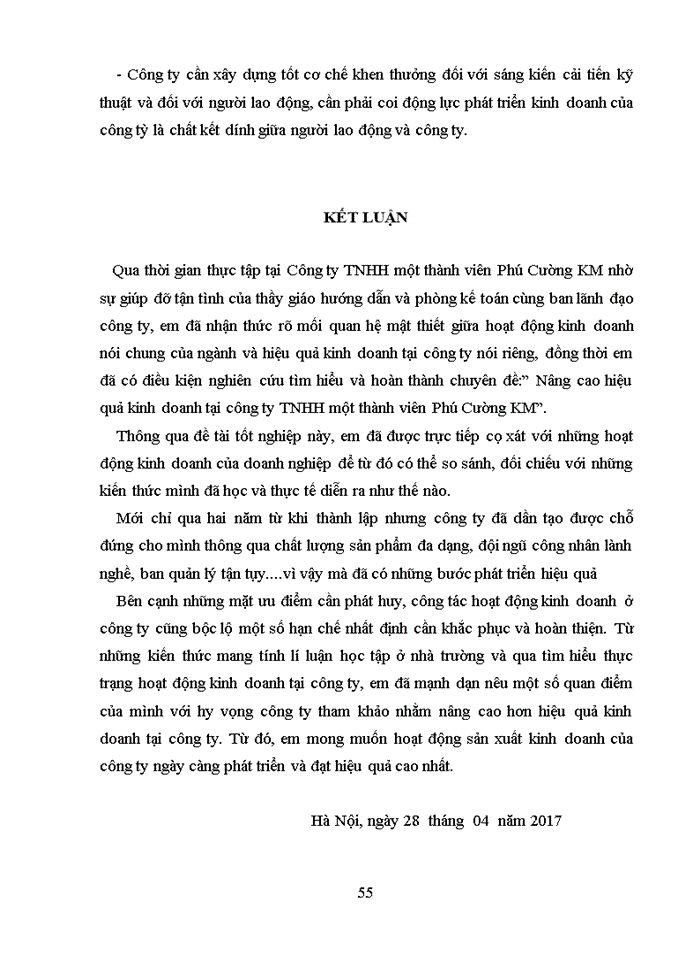 image for page BÁO CÁO CÔNG TY Trách nhiệm hữu hạn MỘT THÀNH VIÊN PHÚ CƯỜNG KM