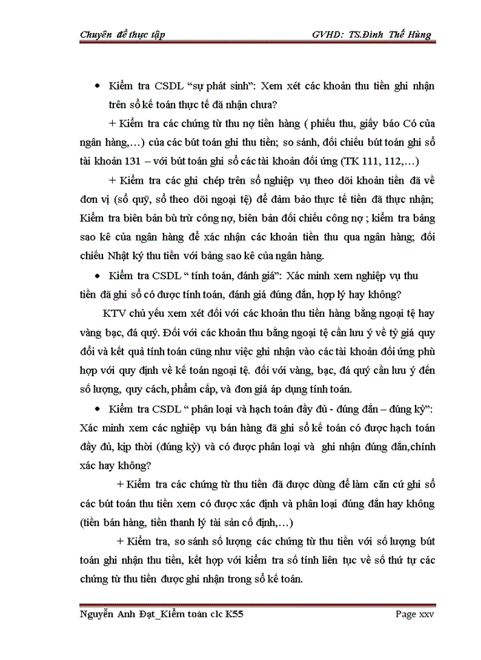 image for page Hoàn thiện quy trình kiểm toán chu trình bán hàng - thu tiền trong kiểm toán Báo cáo tài chính do công ty Trách nhiệm hữu hạn Kiểm toán và Tư vấn đầu tư tài chính Châu Á - FADACO thực hiện