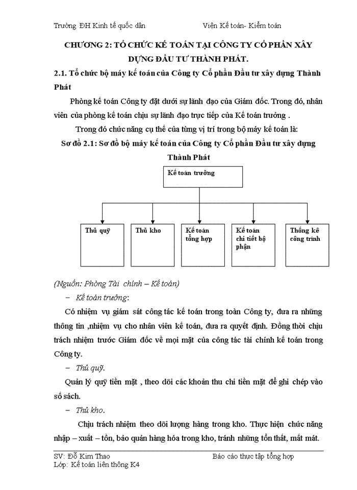 image for page Báo cáo tại Công ty Cổ phần xây dựng và đầu tư Thành Phát