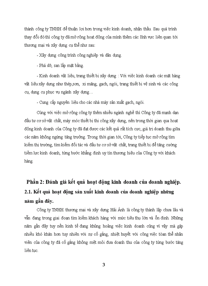 image for page Báo cáo tại Công ty Trách nhiệm hữu hạn thương mại và xây dựng Hải Ánh