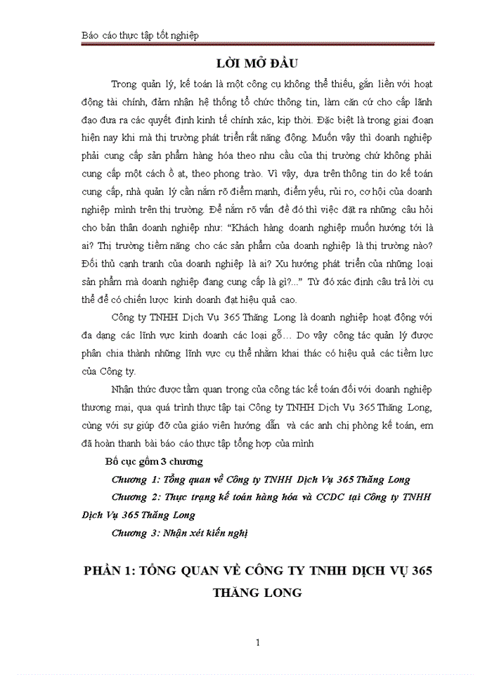 image for page Báo cáo tại CÔNG TY Trách nhiệm hữu hạn DỊCH VỤ 365 THĂNG LONG