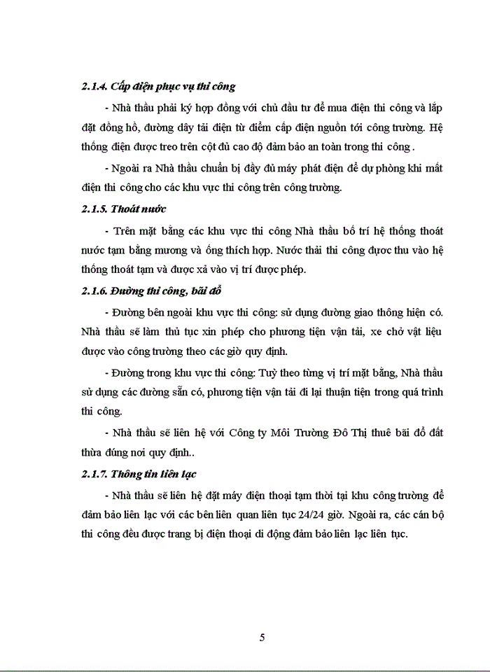 image for page THUYẾT MINH BIỆN PHÁP THI CÔNG LẮP ĐẶT THIẾT BỊ ĐƯỜNG ỐNG CÔNG NGHỆ VÀ ĐIỆN