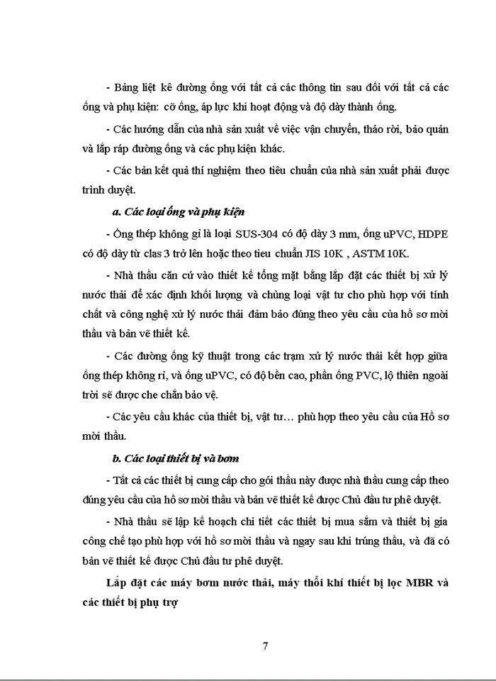 image for page THUYẾT MINH BIỆN PHÁP THI CÔNG LẮP ĐẶT THIẾT BỊ ĐƯỜNG ỐNG CÔNG NGHỆ VÀ ĐIỆN