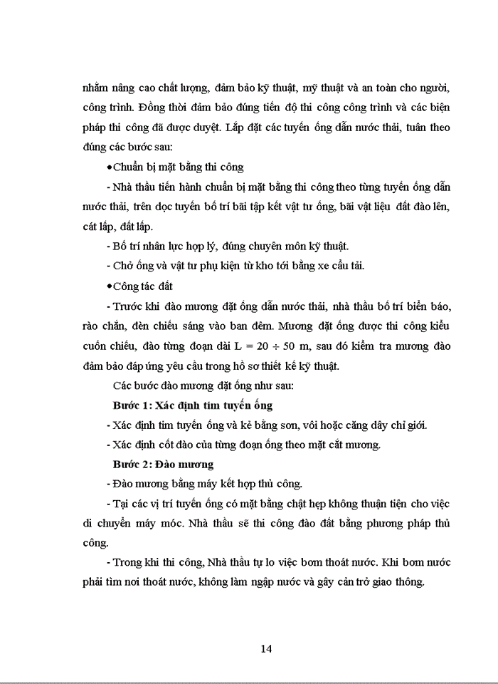 image for page THUYẾT MINH BIỆN PHÁP THI CÔNG LẮP ĐẶT THIẾT BỊ ĐƯỜNG ỐNG CÔNG NGHỆ VÀ ĐIỆN